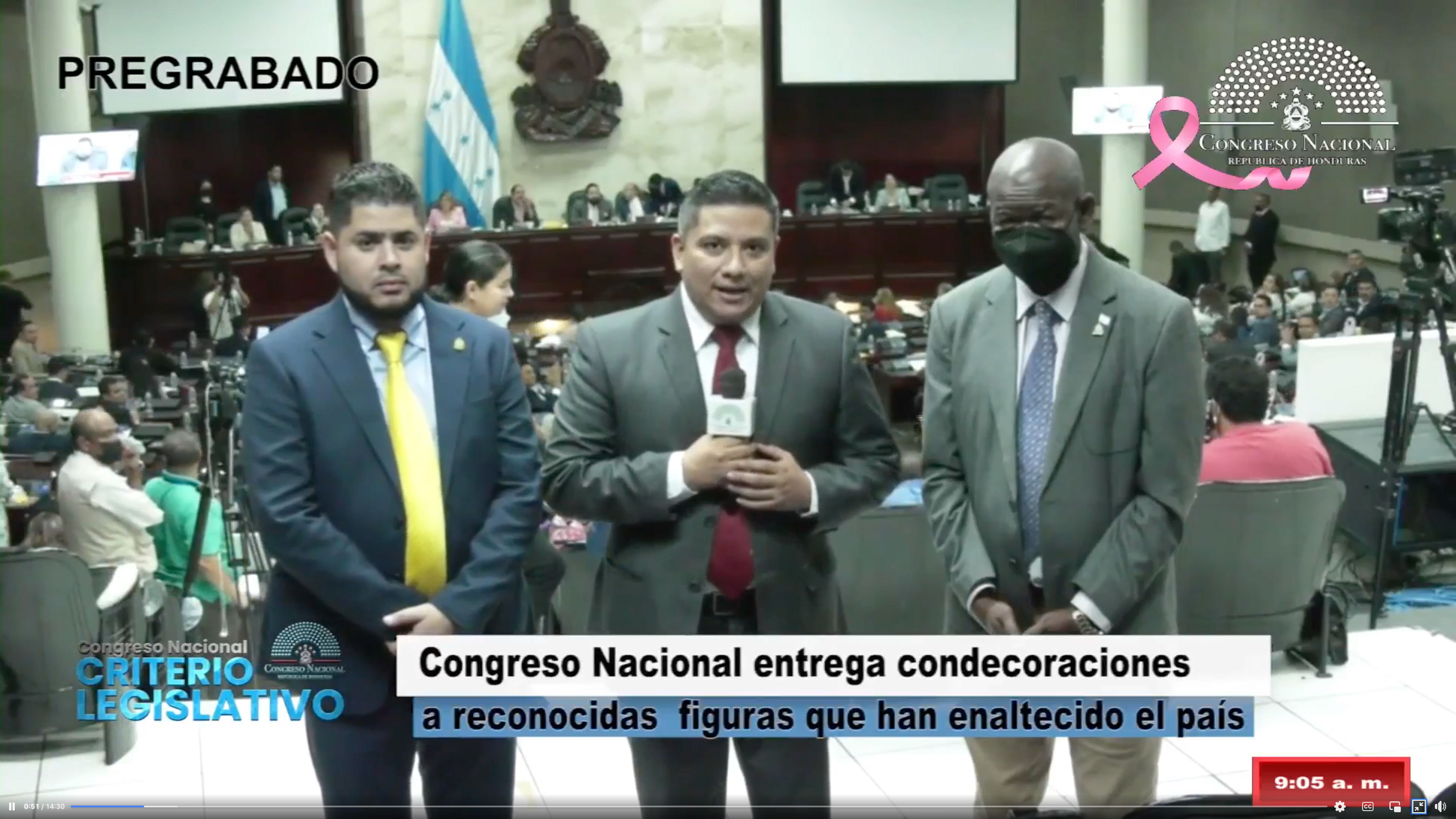 CONGRESO NACIONAL ENTREGA CONDECORACIONES A RECONOCIDAS PERSONALIDADES QUE HAN ENALTECIDO EL PAÍS